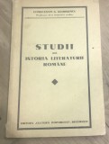 C. 1 Carte Interbelica - Regalista - Constantin G. Georgescu - Studii din istoria literaturii Romane