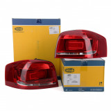 Set Lampi Stop Spate Dreapta + Stanga Exterioare Magneti Marelli Audi A3 8PA 2008-2013 3 Usi 714021910804 + 714021910702