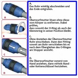 PP PE Rohr Verschraubung T-St&uuml;ck 20 x 1/2&quot; AG x 20