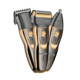 Cumpara ieftin Trimmer multifunctional GEEMY GM-595, 3 in 1, rezistent la apa, negru/auriu