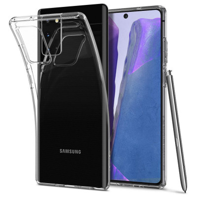 Husa TPU Spigen Liquid Crystal pentru Samsung Galaxy Note 20 N980 / Samsung Galaxy Note 20 5G N981, Transparenta ACS01415 foto