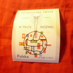 Bloc Polonia 1966 - Campionat Mondial Fotbal Londra