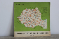 ONT Carpati - ROUMANIE Informations Touristiques 1972 (limba franceza) foto