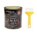 Vopsea Anticoroziva 3 &icirc;n 1 Metal, Roșu RAL 2002, 750 g, Breckner - Direct pe Rugină, Bază Apă, Interior/Exterior