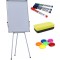 Flipchart magnetic Extra 70x100 cm, inaltime ajustabila + markere, burete, magneti