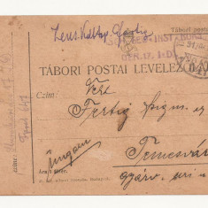 D2 Carte Postala Militara k.u.k. Imperiul Austro-Ungar ,1917 , Temesvar