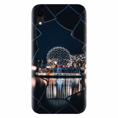 Husa silicon pentru Apple Iphone XR, Abstract Architectural Design foto