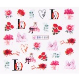Cumpara ieftin Tatuaj Unghii LUXORISE Love Pixy, BN-1559
