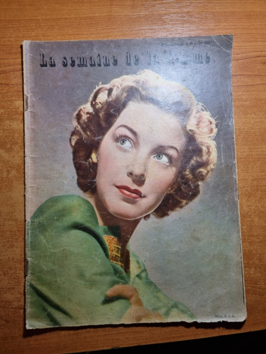 revista saptamana femeilor-16 februarie 1946 - limba franceza-moda,sfaturi,copii