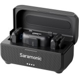 Microfon wireless Saramonic&nbsp;Blink500B2+, 1x Receiver, 2x Microfon, Autonomie microfon 20h, Raza de actiune 150m, Noise canceling, Negru