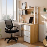 Set mobilier studenti birou si scaun de birou 2 buc Master Pako World Gri 120x50x144 cm