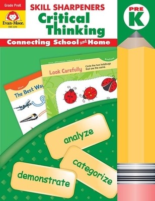 Skill Sharpeners: Critical Thinking, Grade Prek foto