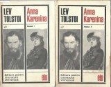 Anna Karenina Lev Tolstoi, 2 volume cartonate, Editura Univers, 1980, Clasic Literatura Universala