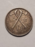 Moneda Southern Rhodesia 6 pence 1932 argint Anglia, Africa