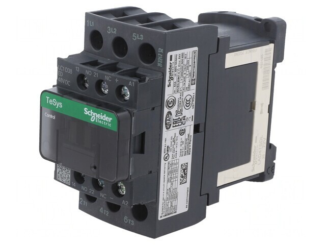 Contactor 3P 24VDC 38A LC1D38BD