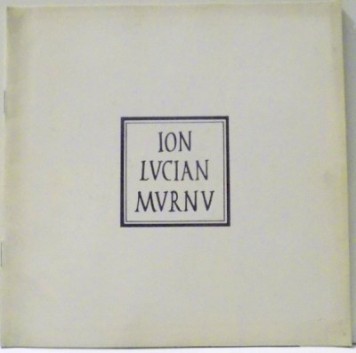 ION LUCIAN MURNU de DOINA MANDRU , 1985 foto