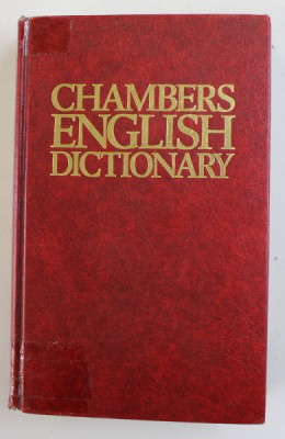 CHAMBERS ENGLISH DICTIONARY by SYDNEY I. LANDAU , 1990 *PREZINTA URME DE UZURA foto