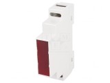 Carcasă pentru șină DIN 90x17x65mm ABS gri UL94V-0, KRADEX