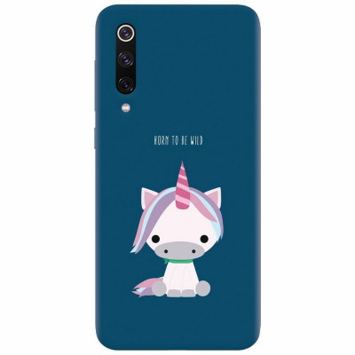 Husa silicon pentru Xiaomi Mi 9, Horn To Be Wild Cute Unicorn foto