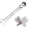 Cheie combinata cu clichet cu cap oscilant 18 mm, Dedra