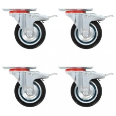 vidaXL Roți pivotante, 16 buc., 75 mm 277948