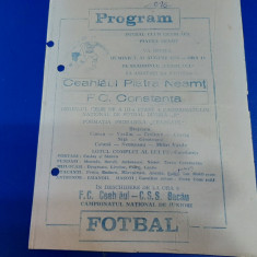 program Ceahlaul P. N. - FC Constanta