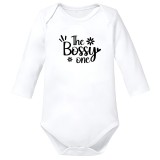 Body bebe big sister surori outfit funny alb bumbac marimea 86