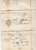 France 1849 Postal History Rare Cover + Content to London DB.089