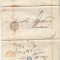 France 1849 Postal History Rare Cover + Content to London DB.089