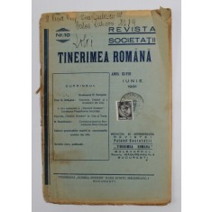 REVISTA SOCIETATII TINERIMEA ROMANA , ANUL XLVIII , NR. 10 , IUNIE 1931
