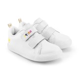 Pantofi Fete Bibi Agility Mini Happy White 22 EU, Alb, BIBI Shoes