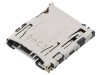 Conector HIROSE microSD push-push SMT DM3AT-SF-PEJM5/C, 8 pini, Aurit, 1.68mm inaltime, 125V, Montare PCB