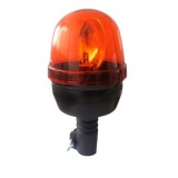 Lumina de avertizare Stroboscopica Girofar Lampa Galben H1 Bec 135mm 12V 24V