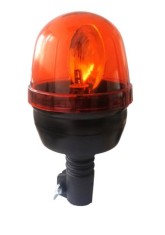 Lumina de avertizare Stroboscopica Girofar Lampa Galben H1 Bec 135mm 12V 24V