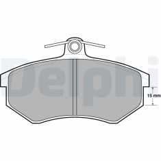 DELPHI LP429 set placute frana,frana disc foto