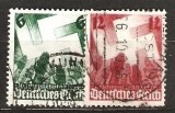 Germania (Deutsches Reich) &ndash; Lot 2 timbre &bdquo;Winterhilfswerk (WHW)&rdquo;, 1936, ștampilate -A80