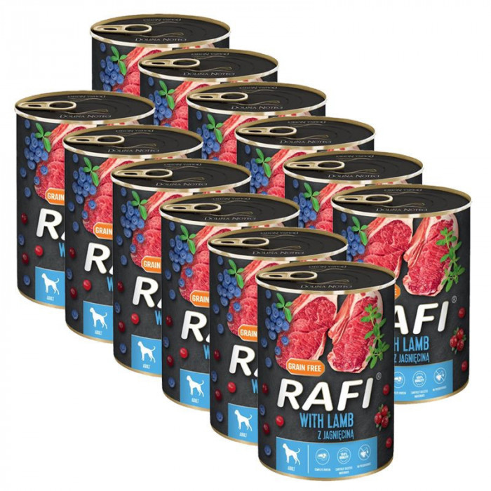 Rafi Adult GF Pat&eacute; with Lamb 12 x 400 g