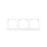 Rama pentru priza tripla ODAK EXEN, culoare alba