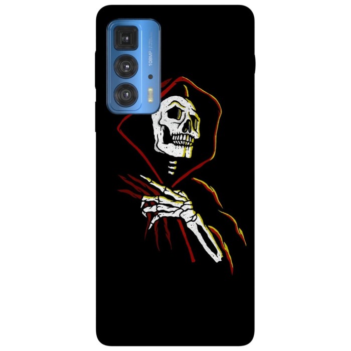Husa compatibila cu Motorola Edge 20 Lite model Death is coming, Silicon, TPU, Viceversa
