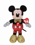 PLUS TY 20CM BEANIE BABIES DISNEY MICKEY CU SCLIPICI SI SUNETE SuperHeroes ToysZone