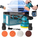 Masina de Polisat cu Excentric APF&reg; 12V, 125mm, 8 Trepte Viteza, 2 Baterii, + Bratara Magnetica