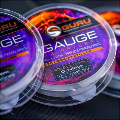 Fir Monofilament Guru N-Guage Super Natural, Clear, 0.16mm, 2.31kg, 150m foto