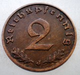 2.644 GERMANIA 2 REICHSPFENNIG 1938 J, Europa, Bronz