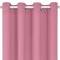 Draperie Poliester, Model Decorativ, Culoare Roz, Dimensiuni 140x260cm, Cu Inele 4cm