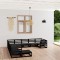 vidaXL Set mobilier de grădină, 11 piese, lemn masiv de pin 3076048