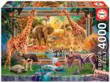 Puzzle 4000 piese - Savana Coming to Life | Educa