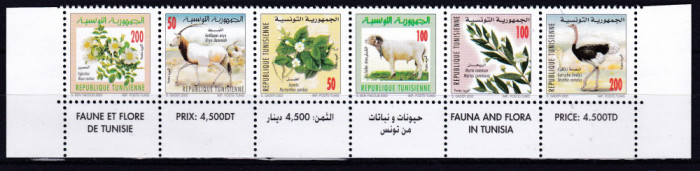 DB1 Fauna Flora Africana Tunisia 6 v. MNH II