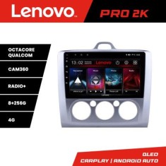 Navigatie Ford Focus 2 Manual Lenovo Kit-140-manual 8 core QLED 2K 8+256 360 Android Waze USB Navigatie Internet Youtube Radio CarStore Technology