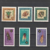 Insecte Molii LP 360-365 (Scott) Vietnam de Nord 1965