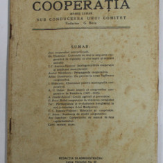 COOPERATIA , REVISTA , ANUL I , NR. 5-6 , MAI - IUNIE , 1925 , PREZINTA PETE SI URME DE UZURA